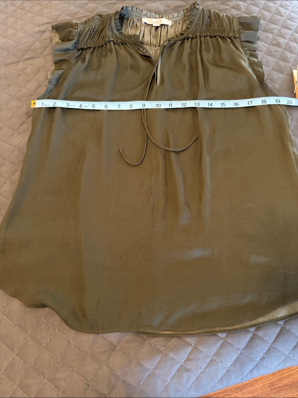 LOFT Olive Green Girls' Elastic Waist Skirt